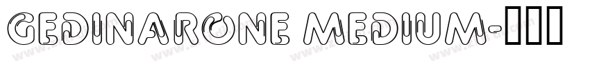 GEDinarOne Medium字体转换